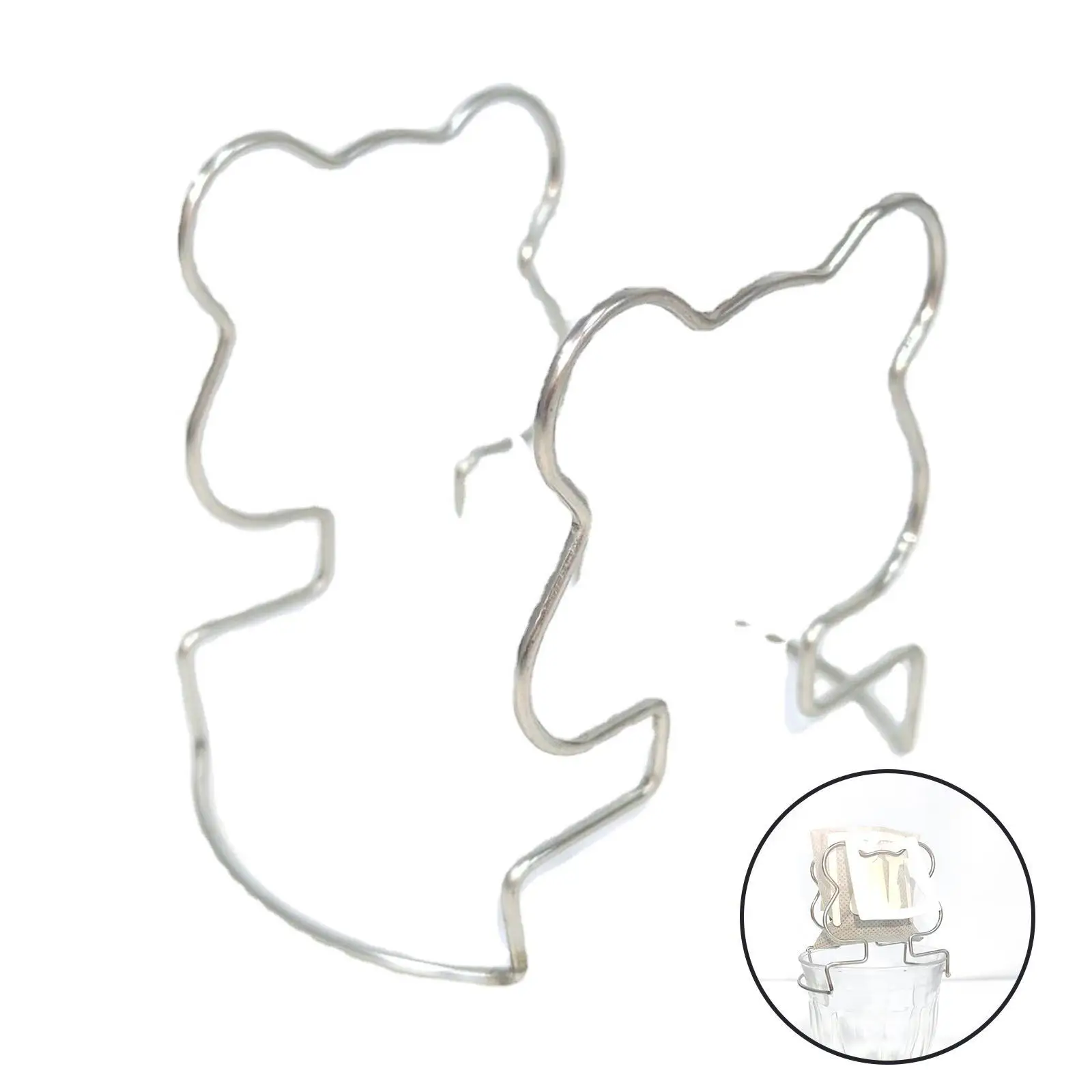 1pc Bear Shape Hand Drip Coffee Filter Bag Hanging Rack 304 Steel Hand Punch Coffee Filter Holder Kitchen Coffee Tools
1pc Bear Shape Hand Drip Coffee Filter Bag Hanging Rack 304 Steel Hand Punch Coffee Filter Holder Kitchen Coffee Tools