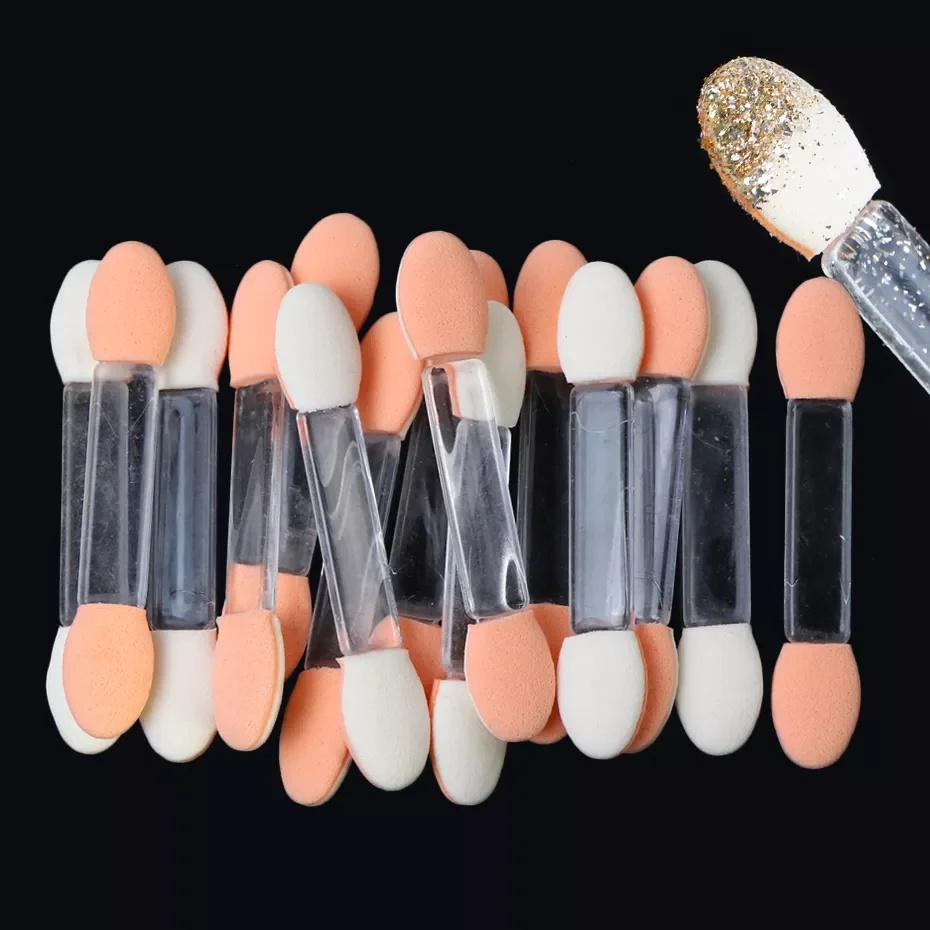 10pcs Nail Powder Brushes Sponge Glitter Picking Disposable Double Sided Eyeshadow Applicators Brush Makeup Cosmetic Tools TR194
10pcs Nail Powder Brushes Sponge Glitter Picking Disposable Double Sided Eyeshadow Applicators Brush Makeup Cosmetic Tools TR194