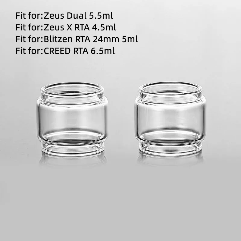 2pcs YUHETEC Replacement Bubble Glass Tank for GeekVape Zeus Dual /Zeus X RTA /Blitzen RTA 24mm / CREED RTA
2pcs YUHETEC Replacement Bubble Glass Tank for GeekVape Zeus Dual /Zeus X RTA /Blitzen RTA 24mm / CREED RTA