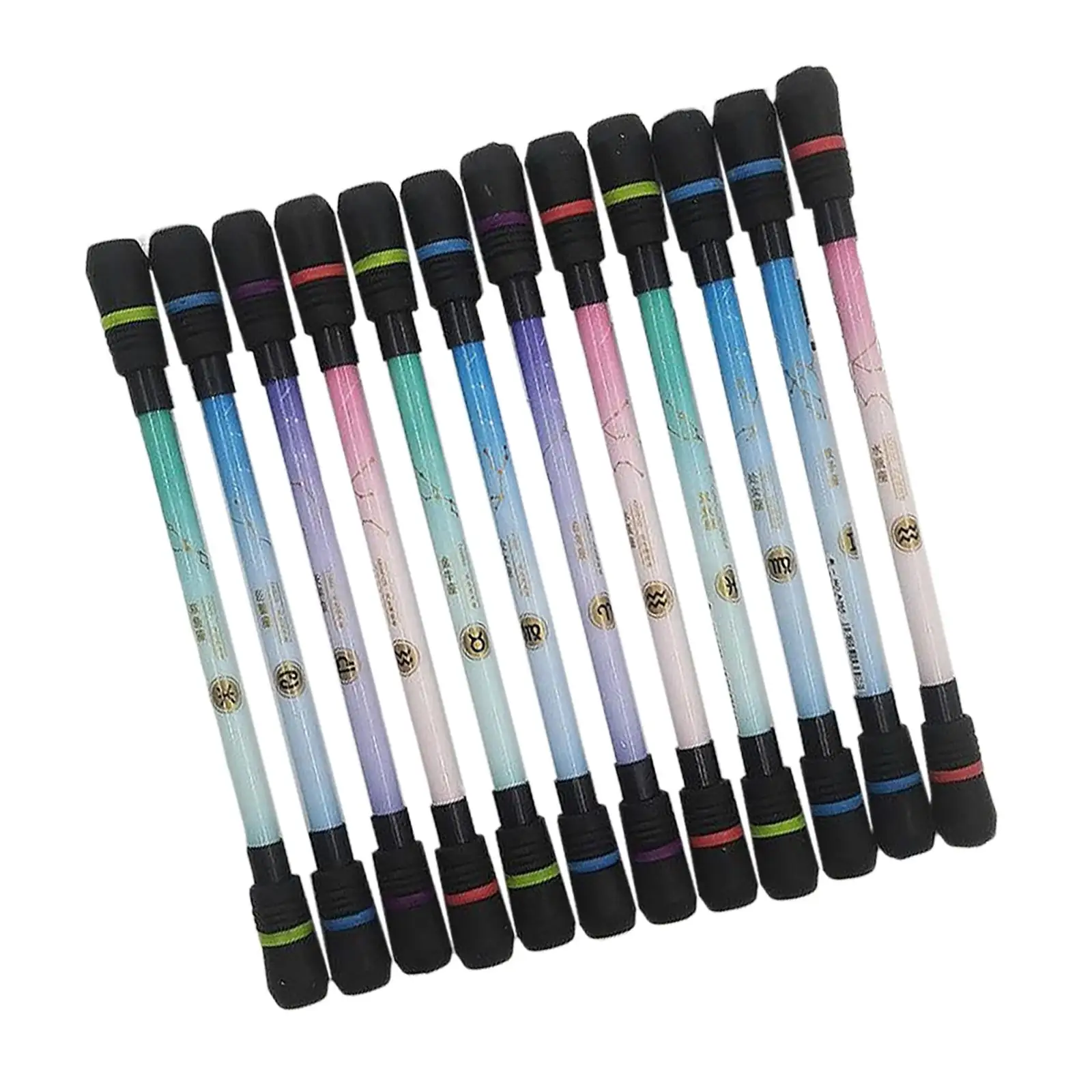 12 Pieces Pen Rolling Finger Rotating Student Entertainment Non Slip Gaming Trick Ballpoint Pen School Supplies
12 Pieces Pen Rolling Finger Rotating Student Entertainment Non Slip Gaming Trick Ballpoint Pen School Supplies