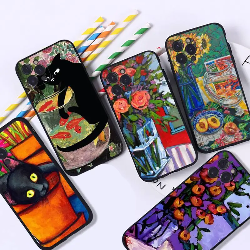 Henri Matisse cat flowers Art Phone Case For iPhone 6 7 8 Plus 11 12 13 14 Pro SE 2020 MAX Mini X XS XR Back Funda Cover
Henri Matisse cat flowers Art Phone Case For iPhone 6 7 8 Plus 11 12 13 14 Pro SE 2020 MAX Mini X XS XR Back Funda Cover