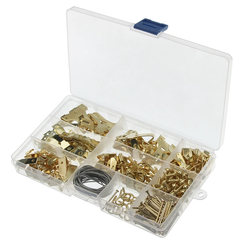 282/230 Pieces Picture Frame Hanger Hanging Photo Hanger Tool Picture Hanging Kit Heavy Duty Photo
282/230 Pieces Picture Frame Hanger Hanging Photo Hanger Tool Picture Hanging Kit Heavy Duty Photo