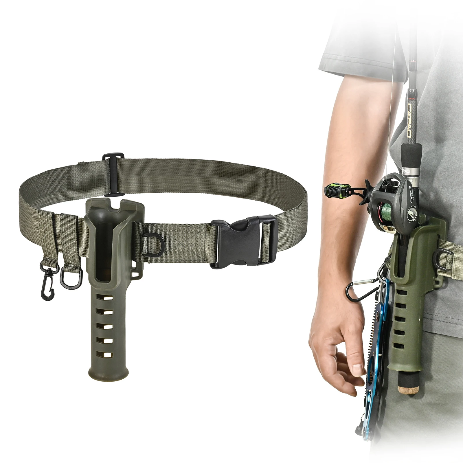 Adjustable Waist Fishing Rod Holder Fishing Rod Pole Inserter Portable Belt Rod Holder Fishing Gear Tackles Accessories New
Adjustable Waist Fishing Rod Holder Fishing Rod Pole Inserter Portable Belt Rod Holder Fishing Gear Tackles Accessories New