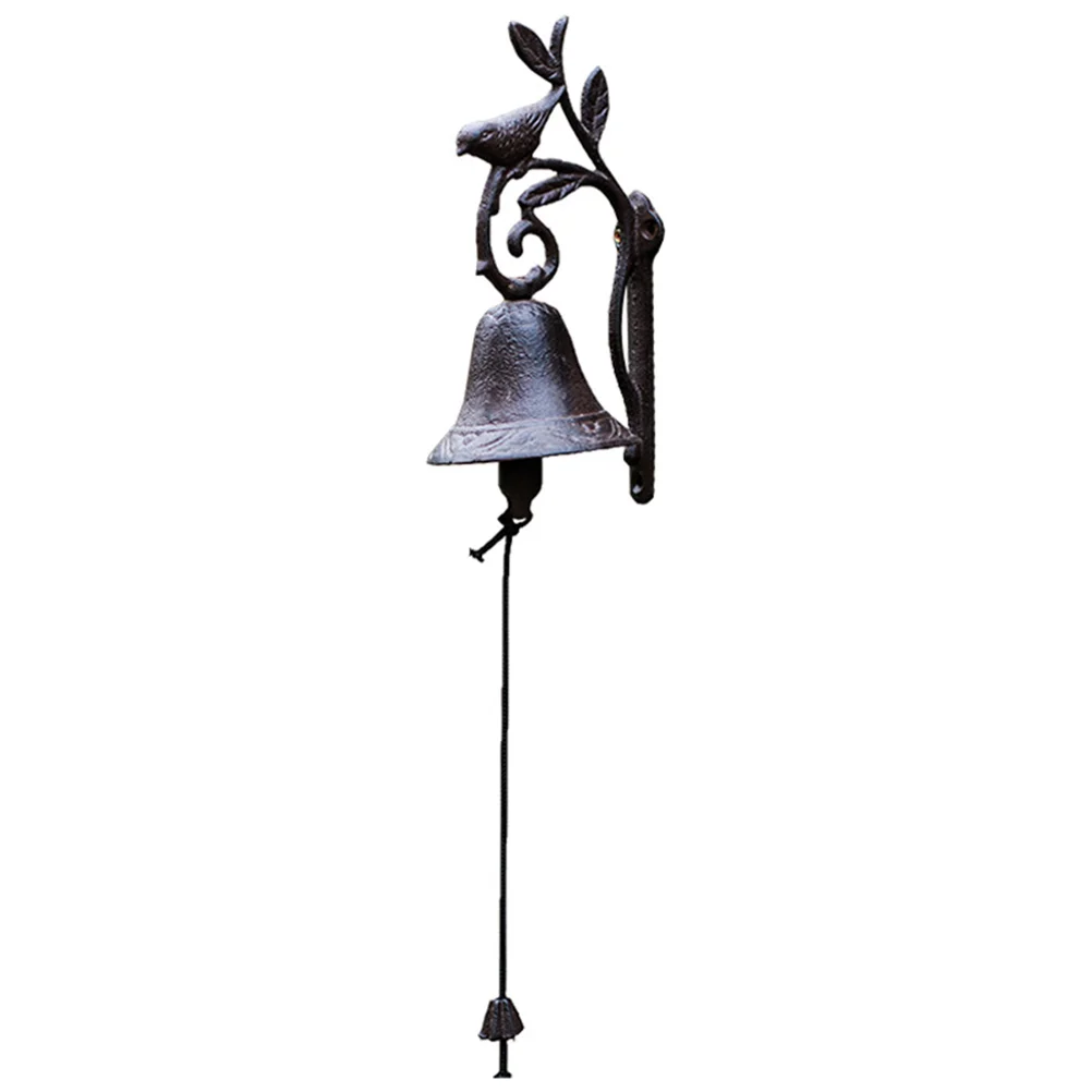 Bell Doorbell Wall Cast Iron Door Dinner Rustic Hanging Wind Bird Chime Vintage Retroentry Decor Outside Mounted Decorative 
Bell Doorbell Wall Cast Iron Door Dinner Rustic Hanging Wind Bird Chime Vintage Retroentry Decor Outside Mounted Decorative