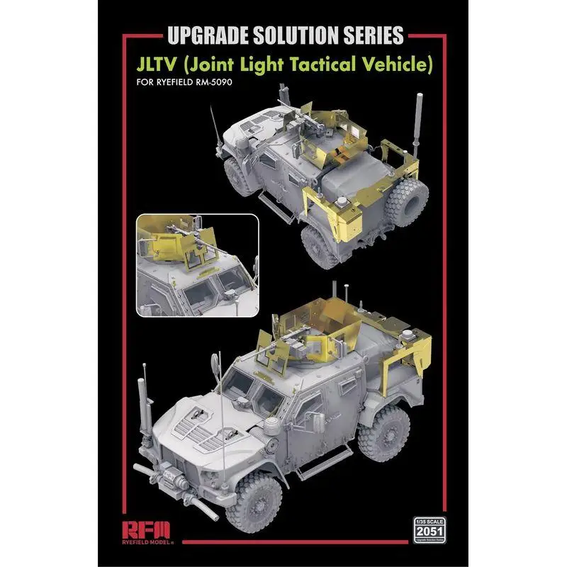 RYEFIELD RFM RM-2051 1/35 Upgrade Set For JLTV (Jonit Light Tactical Vehicle) - Upgrade Detail Set
RYEFIELD RFM RM-2051 1/35 Upgrade Set For JLTV (Jonit Light Tactical Vehicle) - Upgrade Detail Set