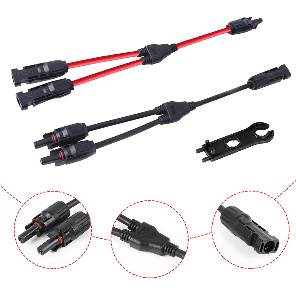 2 Pairs 5mm-7mm Solar Panel Wrench Self-locking Y-Branch Cable Photovoltaic Connector Splitter For Home Solar Systems Solar Part
2 Pairs 5mm-7mm Solar Panel Wrench Self-locking Y-Branch Cable Photovoltaic Connector Splitter For Home Solar Systems Solar Part