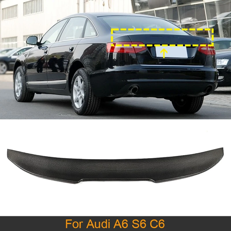 Carbon Fiber Rear Trunk Spoiler Wing For Audi A6 S6 C6 2008 - 2011 Car Rear Trunk Boot Lip Wing Spoiler
Carbon Fiber Rear Trunk Spoiler Wing For Audi A6 S6 C6 2008 - 2011 Car Rear Trunk Boot Lip Wing Spoiler