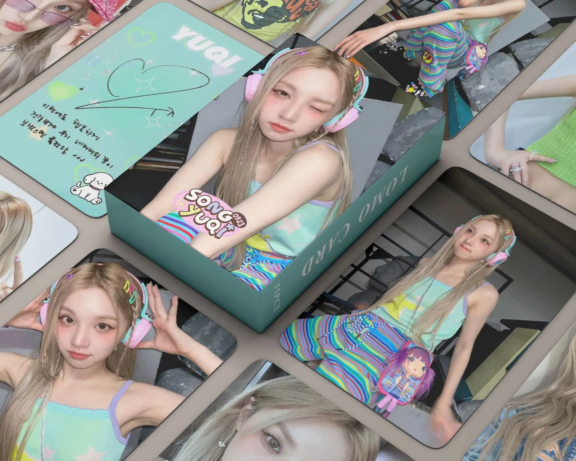 55Pcs/Set Kpop (G)I-DLE Song Yuqi Single New Album Lomo Card Photocards HD Photo Print Cards GIDLE for Fans Collection Gifts
55Pcs/Set Kpop (G)I-DLE Song Yuqi Single New Album Lomo Card Photocards HD Photo Print Cards GIDLE for Fans Collection Gifts