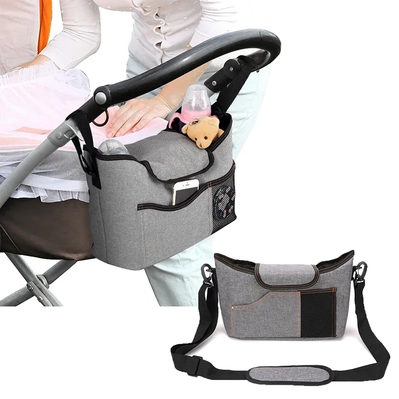 Baby Stroller Organizer Accessories Bag Large Diaper with Cup Holder Multiple Zipper Pockets for Bottle
Baby Stroller Organizer Accessories Bag Large Diaper with Cup Holder Multiple Zipper Pockets for Bottle