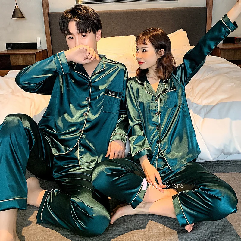 M-5XL Oversize Luxury Pajama Satin Silk Pajamas Set Couple Sleepwear Family Pijama Lover Night Suit Men Women Casual Homewear
M-5XL Oversize Luxury Pajama Satin Silk Pajamas Set Couple Sleepwear Family Pijama Lover Night Suit Men Women Casual Homewear