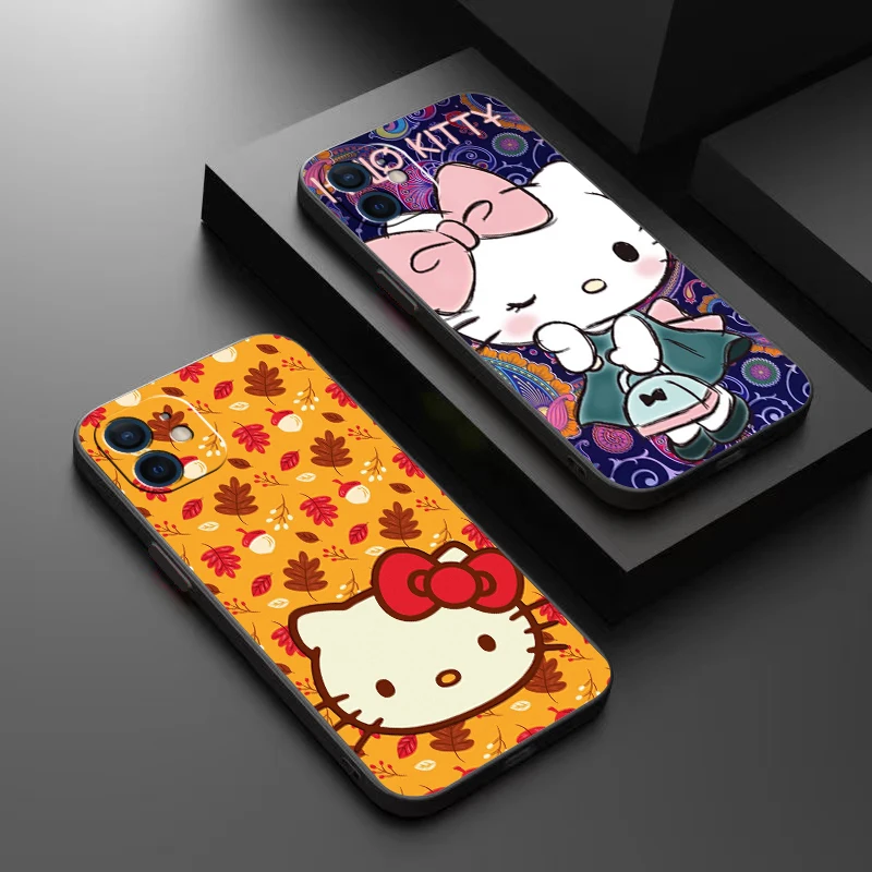 Hello Kitty Phone Case For Funda iPhone 13 12 11 Pro Max Mini X XR XS Max 6 6s 7 8 Plus Etui Coque Celular Silicone Cover
Hello Kitty Phone Case For Funda iPhone 13 12 11 Pro Max Mini X XR XS Max 6 6s 7 8 Plus Etui Coque Celular Silicone Cover