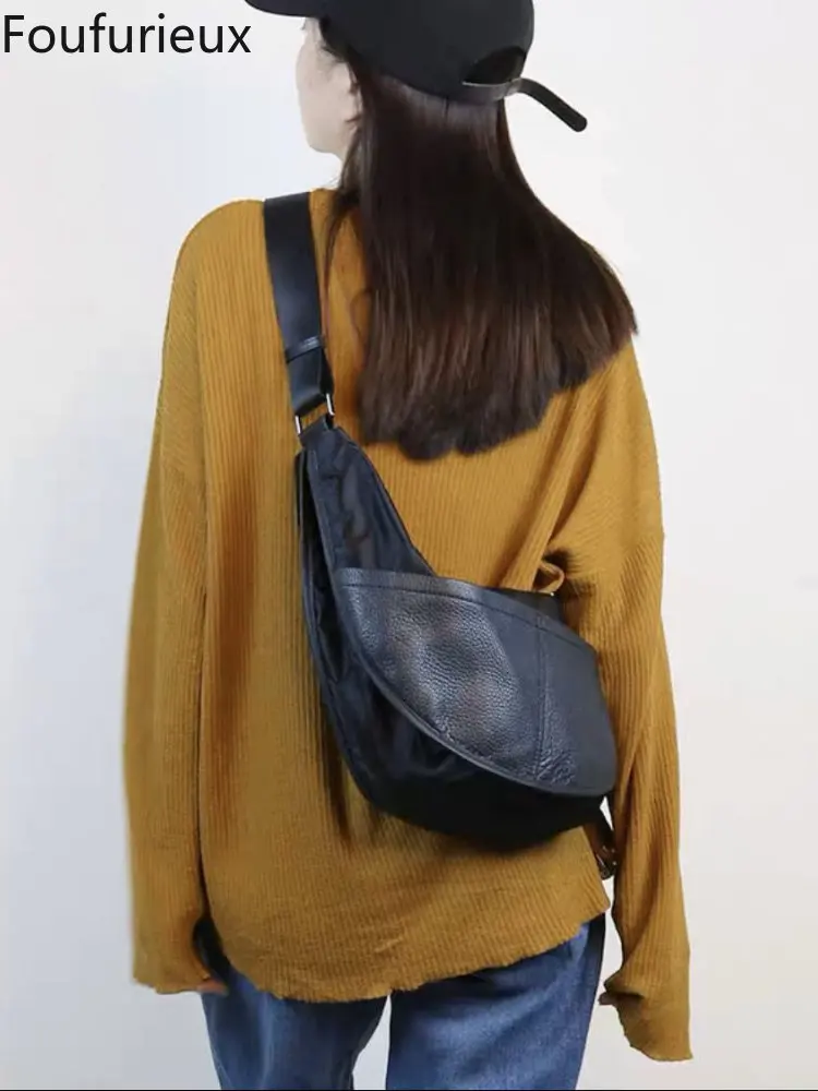 Женские кожаные сумки foufurious, большие сумки на плечо, женские повседневные сумки-тоуты, дизайнерские сумки, женская сумка через плечо, сумка-...
Женские кожаные сумки foufurious, большие сумки на плечо, женские повседневные сумки-тоуты, дизайнерские сумки, женская сумка через плечо, сумка-...