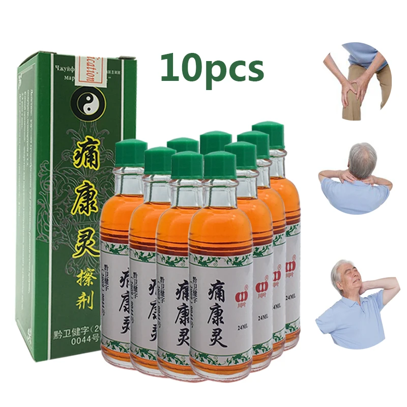 10 Bottles/lot Chinese Herbal Medicine Joint Pain Ointment Balm Liquid Arthritis Medical Plaster Rheumatism Myalgia Treatment
10 Bottles/lot Chinese Herbal Medicine Joint Pain Ointment Balm Liquid Arthritis Medical Plaster Rheumatism Myalgia Treatment