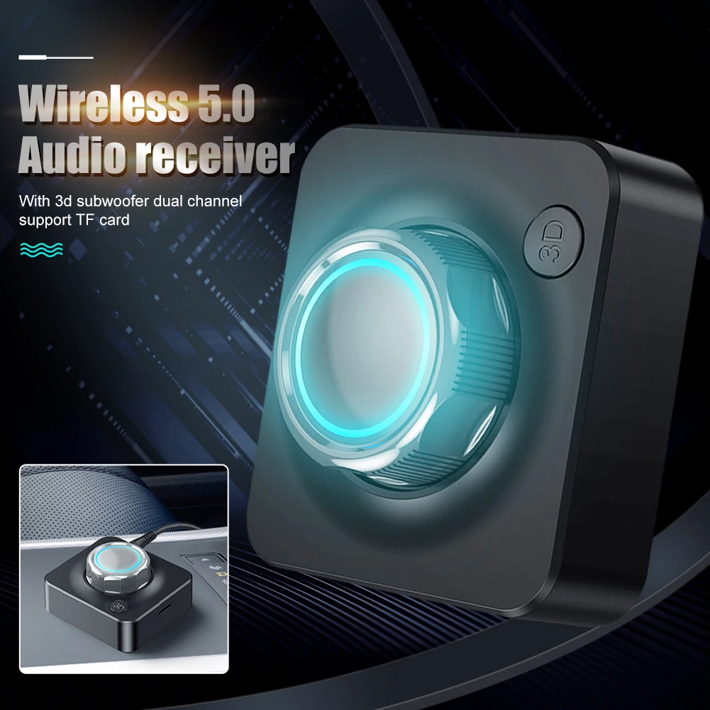 Car Bluetooth-Compatible Receiver Adapter Plug In Bass Audio Receiver Supports AUX RCA for Car Home Stereo Headphones Speakers
Car Bluetooth-Compatible Receiver Adapter Plug In Bass Audio Receiver Supports AUX RCA for Car Home Stereo Headphones Speakers