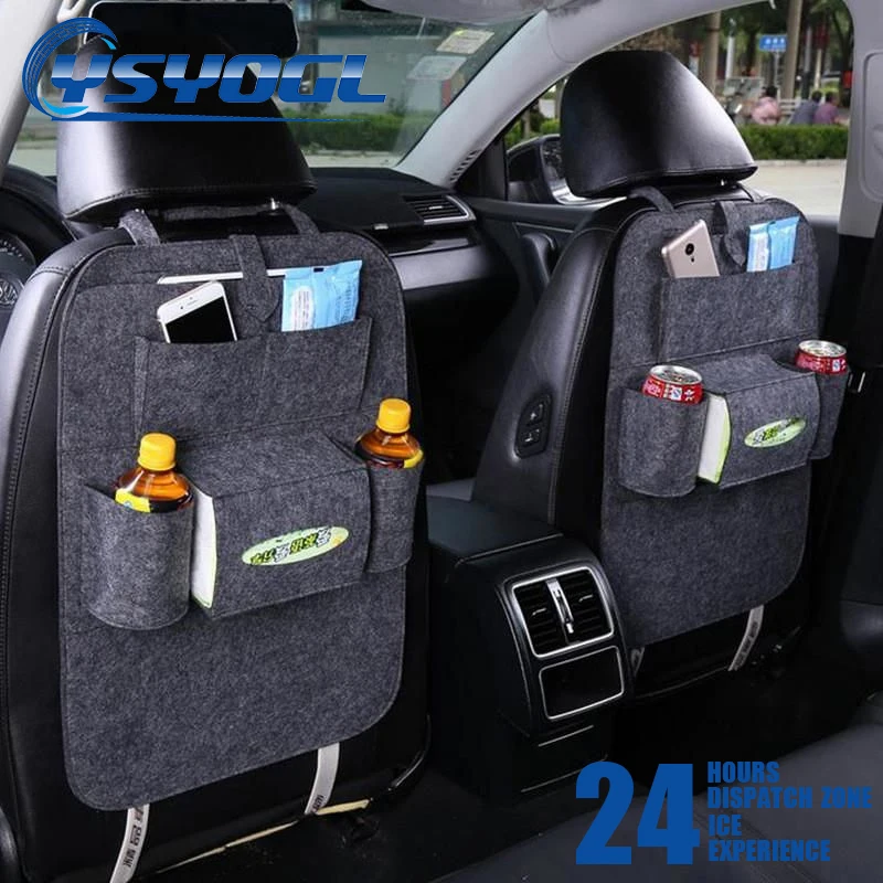 Car Elastic Felt Rear Seat Storage Bag Organizer Trunk Organizer Children's Anti Kick 6 Pockets Organizer Trailer Accessories
Car Elastic Felt Rear Seat Storage Bag Organizer Trunk Organizer Children's Anti Kick 6 Pockets Organizer Trailer Accessories