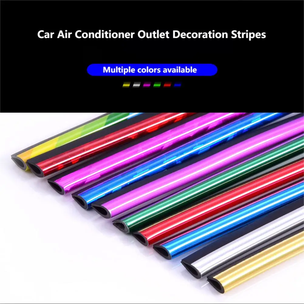 10Pcs Car Air Conditioner Outlet Decorative U-Shape Moulding Trim Strips Colorful Shiny Car Trim Strip Car Styling Accessories
10Pcs Car Air Conditioner Outlet Decorative U-Shape Moulding Trim Strips Colorful Shiny Car Trim Strip Car Styling Accessories