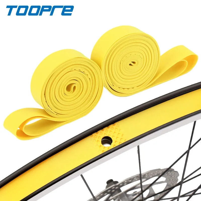 TOOPRE1 Pair 2 Pcs Bicycle Tube Premium PVC Rim Tapes Strips MTB Bike Road Bike Folding Tire Liner Cover 26 27.5 29 700c
TOOPRE1 Pair 2 Pcs Bicycle Tube Premium PVC Rim Tapes Strips MTB Bike Road Bike Folding Tire Liner Cover 26 27.5 29 700c