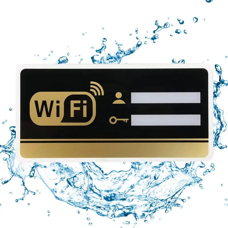 Guest Room Wifi Sign Wifi Code Board Self-adhesive Wifi Sign Guests Fall Resistance Acrylic Wear-resistant Sign For Cinema
Guest Room Wifi Sign Wifi Code Board Self-adhesive Wifi Sign Guests Fall Resistance Acrylic Wear-resistant Sign For Cinema