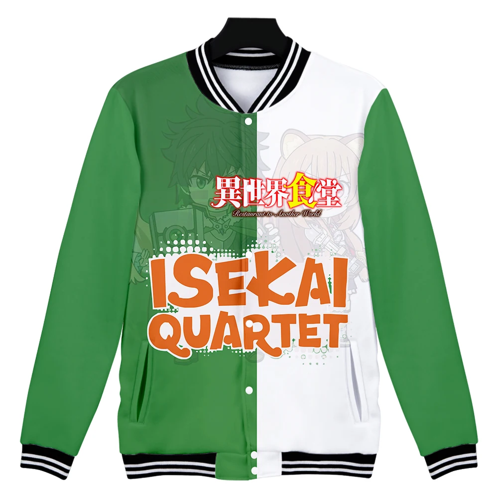 Isekai Quartet 3D Printed Baseball Jackets Women/Men Fashion Long Sleeve Jacket Hot Sale Casual Streetwear Clothes
Isekai Quartet 3D Printed Baseball Jackets Women/Men Fashion Long Sleeve Jacket Hot Sale Casual Streetwear Clothes
