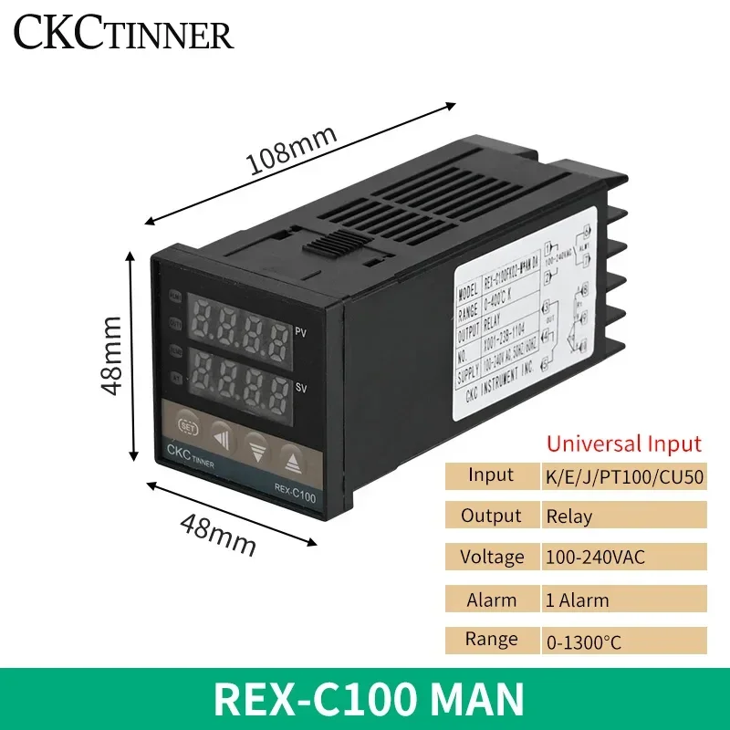 Цифровой регулятор температуры REX-C100VAN 
Цифровой регулятор температуры REX-C100VAN