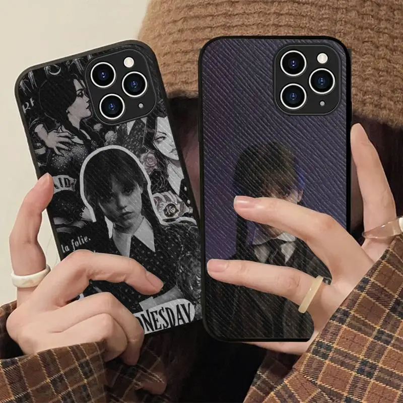 Wednesday Jenna Ortega Phone Case Hard Leather Case for iPhone 11 12 13 Mini Pro Max 8 7 Plus SE 2020 X XR XS Coque
Wednesday Jenna Ortega Phone Case Hard Leather Case for iPhone 11 12 13 Mini Pro Max 8 7 Plus SE 2020 X XR XS Coque