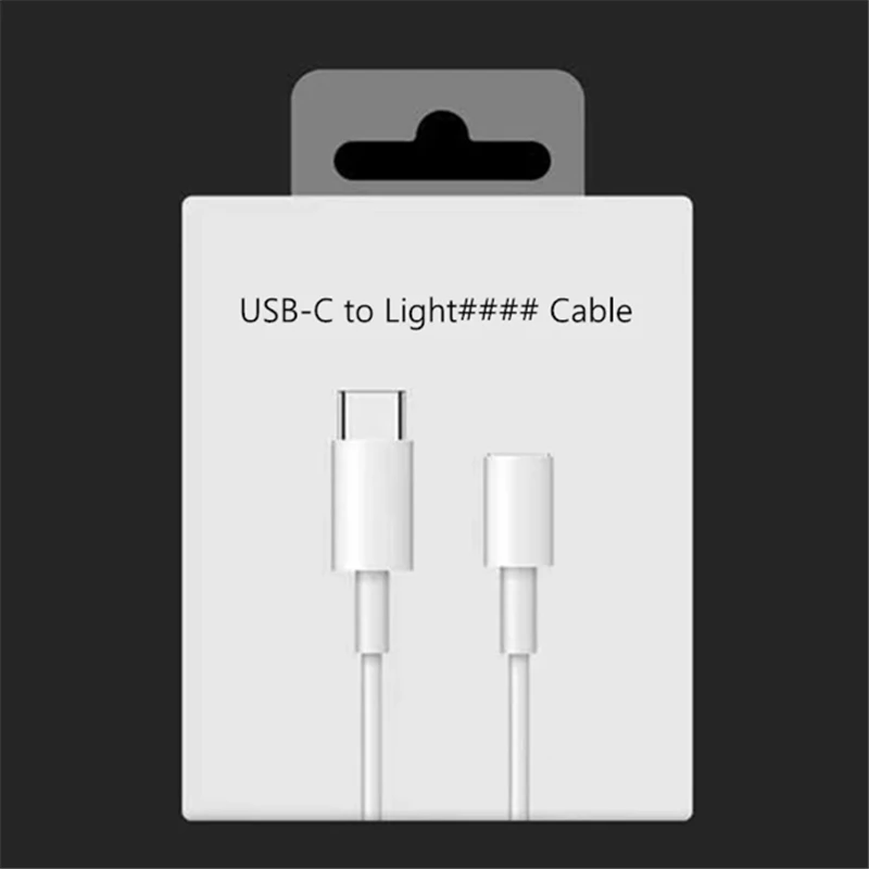 

20W PD Cable for iPhone 13 12 mini 11 Pro XS Max X XR 8 Plus Fast Charging Cord USB-C to Lighting Data Cable With Retail Package
