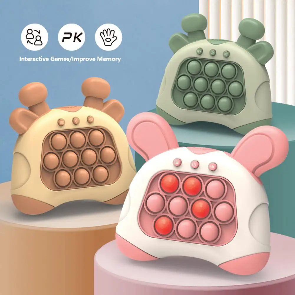 Memory Game Toy Animal Shape Cartoon Interactive Competitive Multiple Players Entertainment Whack-a-mole Game Console Child Toy
Memory Game Toy Animal Shape Cartoon Interactive Competitive Multiple Players Entertainment Whack-a-mole Game Console Child Toy