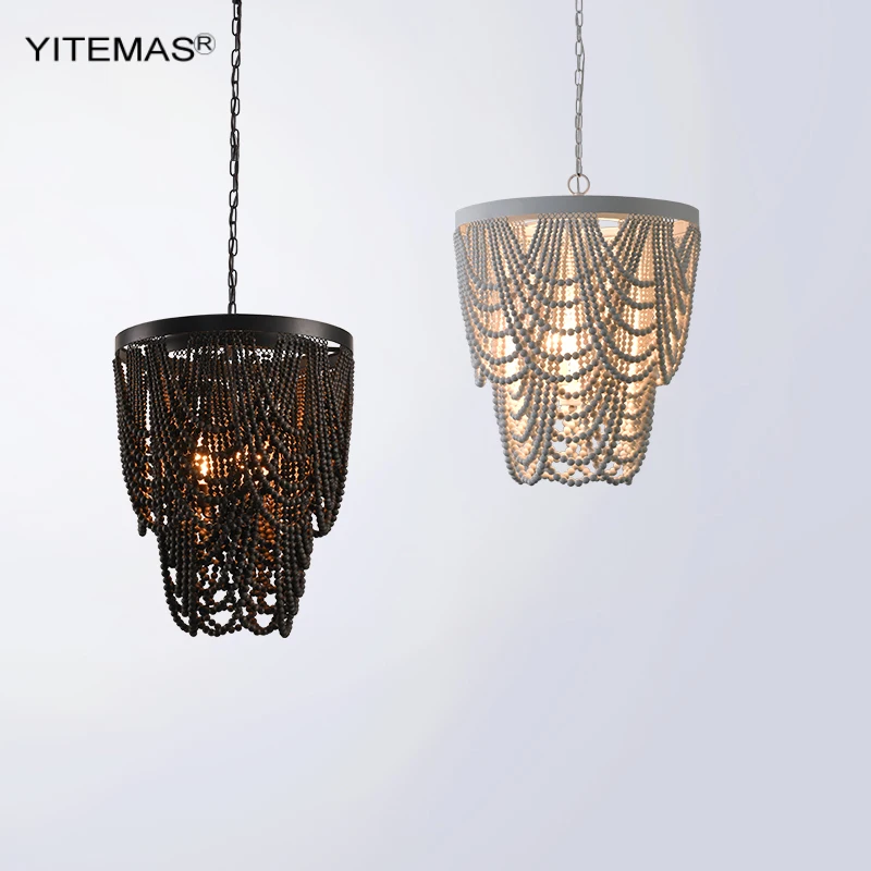 Large Wooden Beads Chandelier Lighting White For Bedroom Black Coffee Wood Beaded Suspension Chandelier Loft Hanging Dining Lamp
Large Wooden Beads Chandelier Lighting White For Bedroom Black Coffee Wood Beaded Suspension Chandelier Loft Hanging Dining Lamp