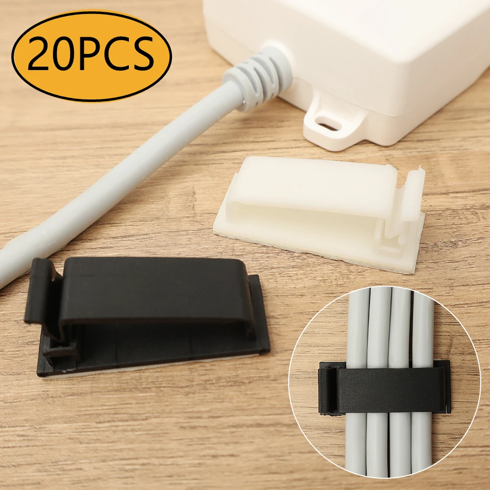 10/20pcs Self-adhesive Cable Clamp Clips Holder Cable Organizer Desk Cable Protector Management Wire Cord Fixer Cable Winder
10/20pcs Self-adhesive Cable Clamp Clips Holder Cable Organizer Desk Cable Protector Management Wire Cord Fixer Cable Winder