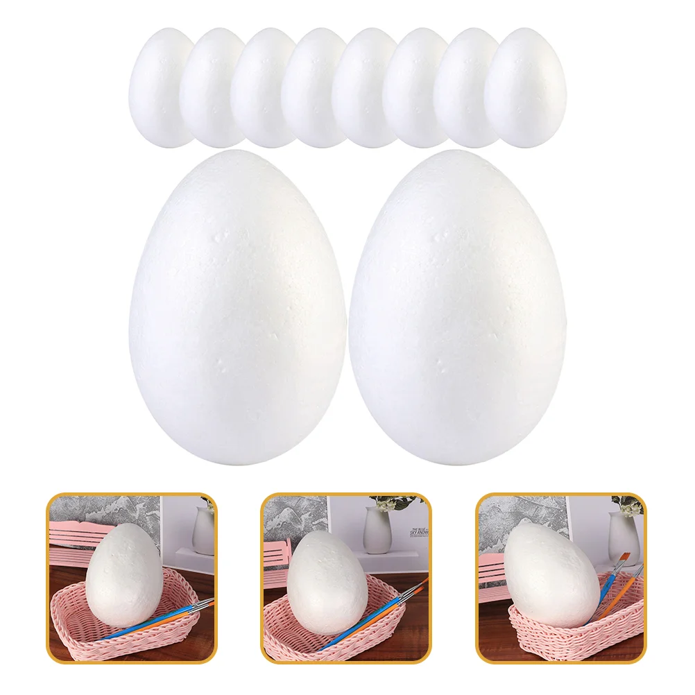 10 Pcs Foams DIY Egg Present Decorations Decorative Eggs Homemade Ornaments Solid Foam Egg Blank DIY Foams Eggs Imitation Eggs
10 Pcs Foams DIY Egg Present Decorations Decorative Eggs Homemade Ornaments Solid Foam Egg Blank DIY Foams Eggs Imitation Eggs