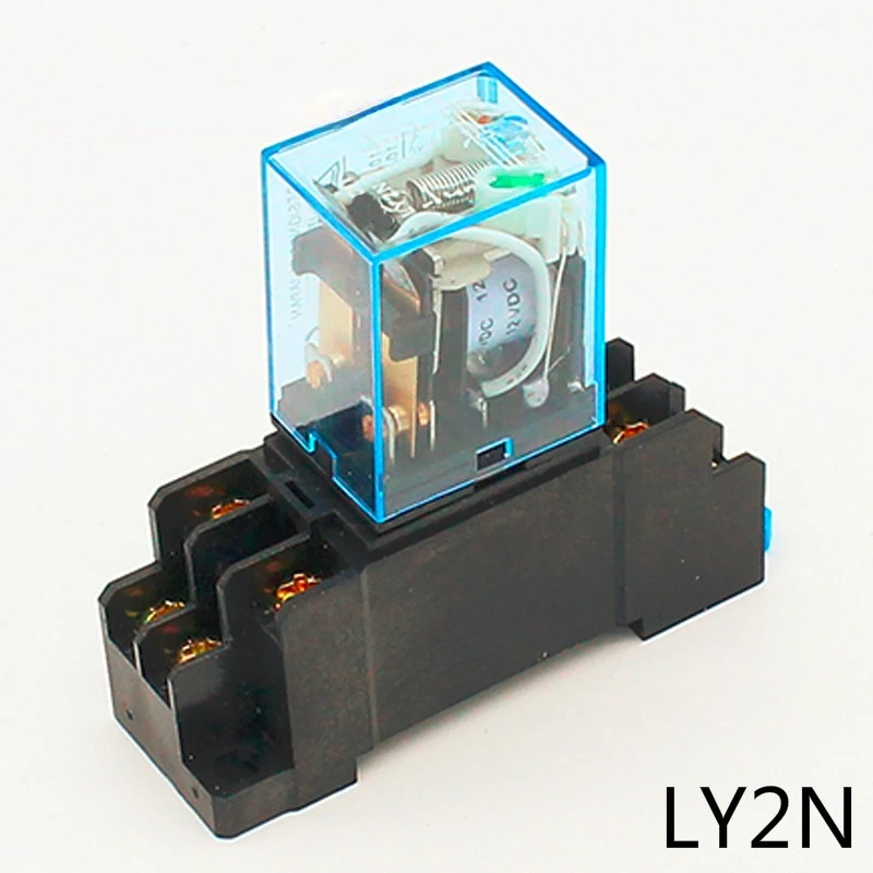 10A dpdt relay 12VDC 24VDC 110VAC 220VAC LY2N General Purpose Relay LY2NJ with power relay base socket 8 pins LY2 relay switch
10A dpdt relay 12VDC 24VDC 110VAC 220VAC LY2N General Purpose Relay LY2NJ with power relay base socket 8 pins LY2 relay switch