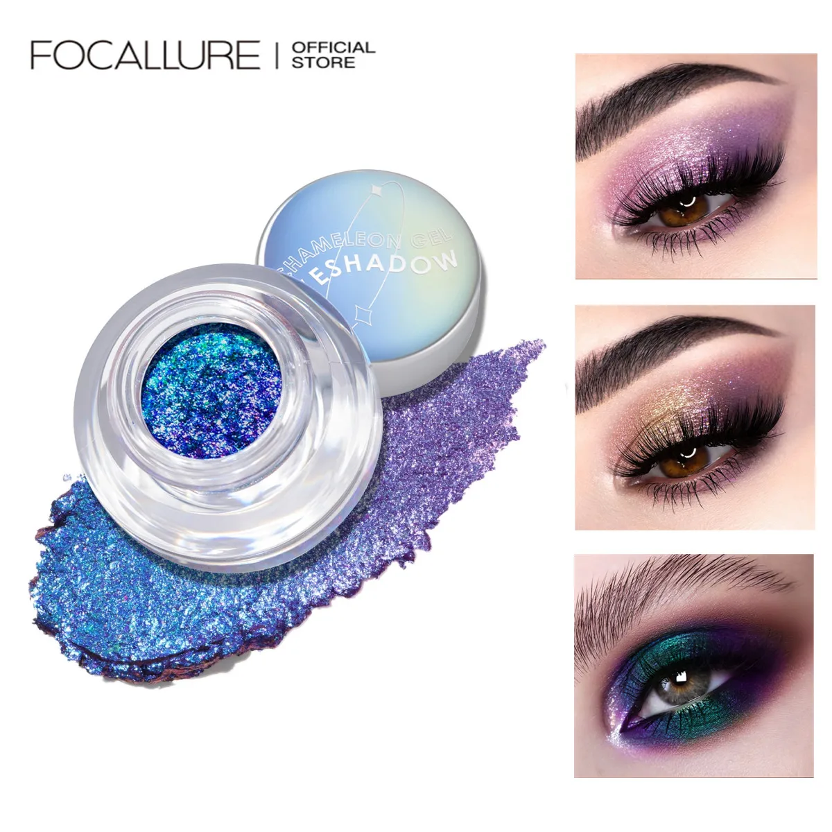 FOCALLURE 12 Color Glitter Eyeshadow Waterproof Long-lasting Eye Makeup Pigment Shimmer Chameleon Gel Eyeshadow
FOCALLURE 12 Color Glitter Eyeshadow Waterproof Long-lasting Eye Makeup Pigment Shimmer Chameleon Gel Eyeshadow