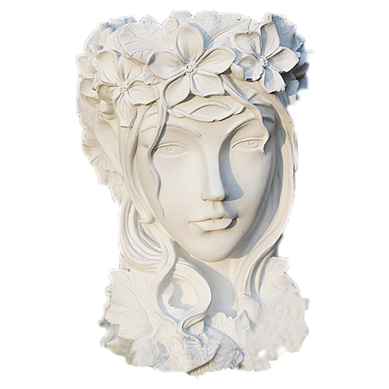 Succulents Goddess Flower Pot Nordic Style Human Head Planters Resin Vase Outdoor Garden Flower Pot Decor
Succulents Goddess Flower Pot Nordic Style Human Head Planters Resin Vase Outdoor Garden Flower Pot Decor