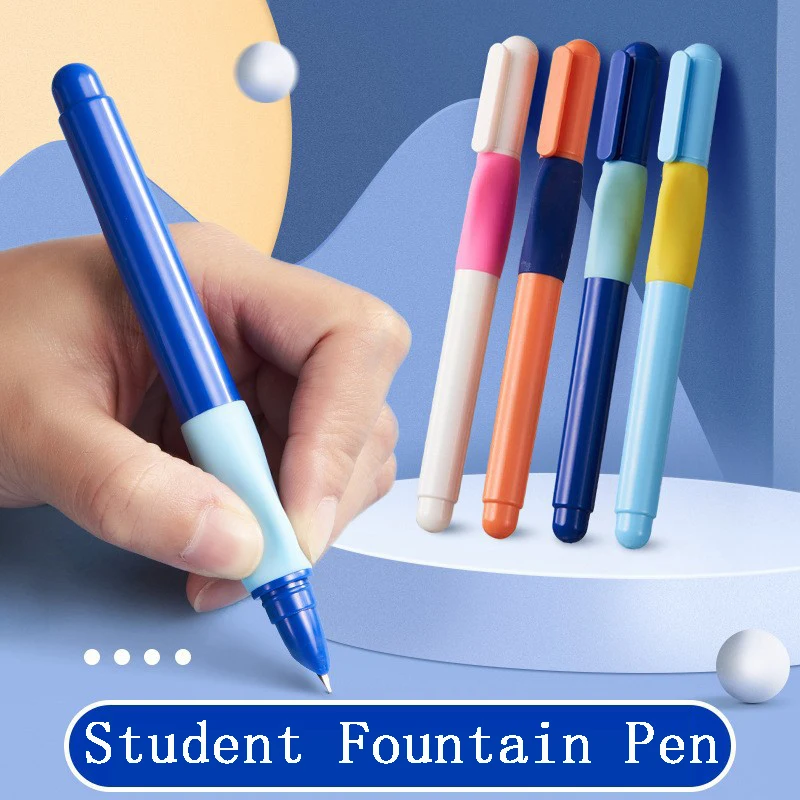 Posture Correction Fountain Pen Practice Calligraphy Replaceable Ink Sac Pen 0.38mmNib Office School Writing Stationery Supplies
Posture Correction Fountain Pen Practice Calligraphy Replaceable Ink Sac Pen 0.38mmNib Office School Writing Stationery Supplies