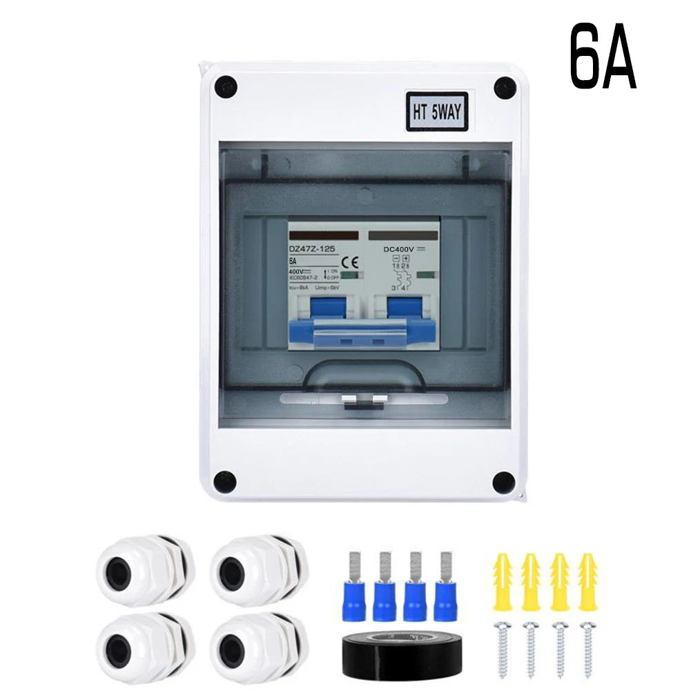 100% Brand New Circuit Breaker Solar 1 Pcs 6-125A Circuit Breaker DC400V Disconnect Box IP65 Isolator Solar System
100% Brand New Circuit Breaker Solar 1 Pcs 6-125A Circuit Breaker DC400V Disconnect Box IP65 Isolator Solar System