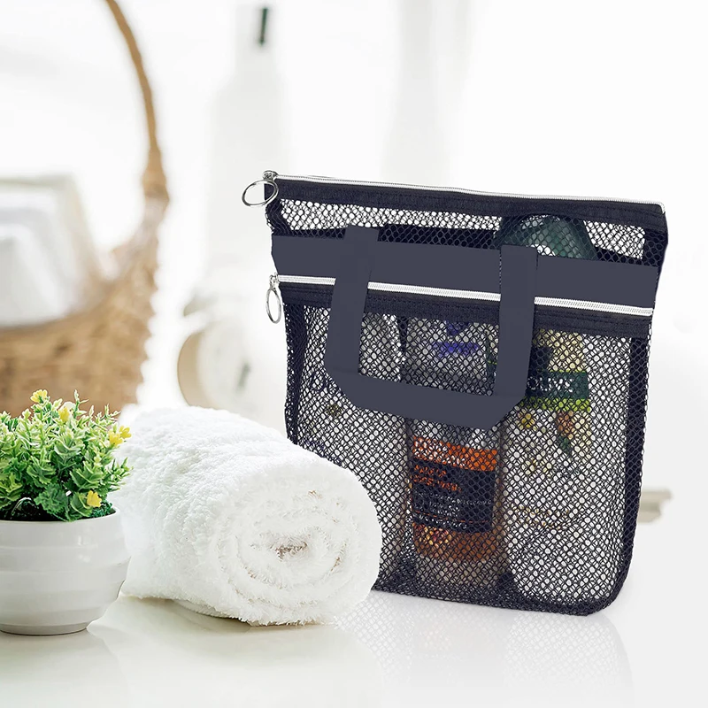 Portable Shower Tote Transparent Mesh Cosmetic Bag Organizer Travel Toiletry Bag Mesh Beach Bag
Portable Shower Tote Transparent Mesh Cosmetic Bag Organizer Travel Toiletry Bag Mesh Beach Bag