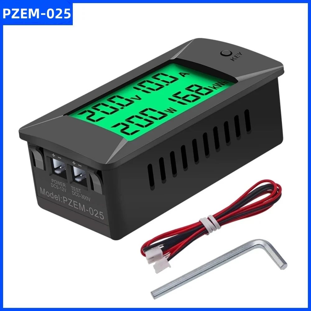 PZEM-025 DigitalVoltage Current Power Meter Volt Detector Tester Monitor DC0-300V 50A 100A 200A 300A LCD Energy Meter
PZEM-025 DigitalVoltage Current Power Meter Volt Detector Tester Monitor DC0-300V 50A 100A 200A 300A LCD Energy Meter
