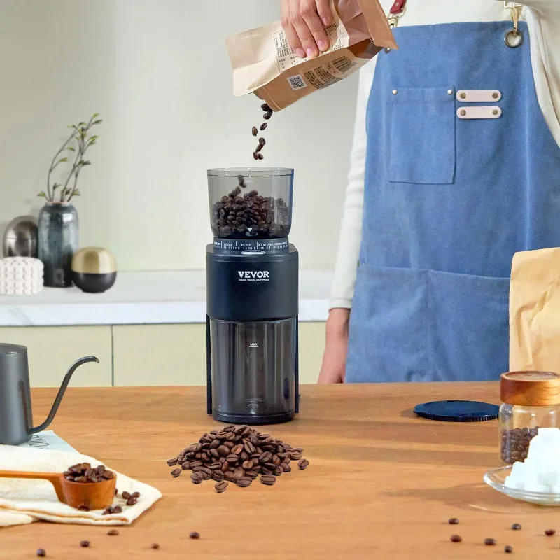 BENTISM Coffee Grinder 20 Cups Electric Burr Mill 40mm Conical Burrs for Espresso
BENTISM Coffee Grinder 20 Cups Electric Burr Mill 40mm Conical Burrs for Espresso