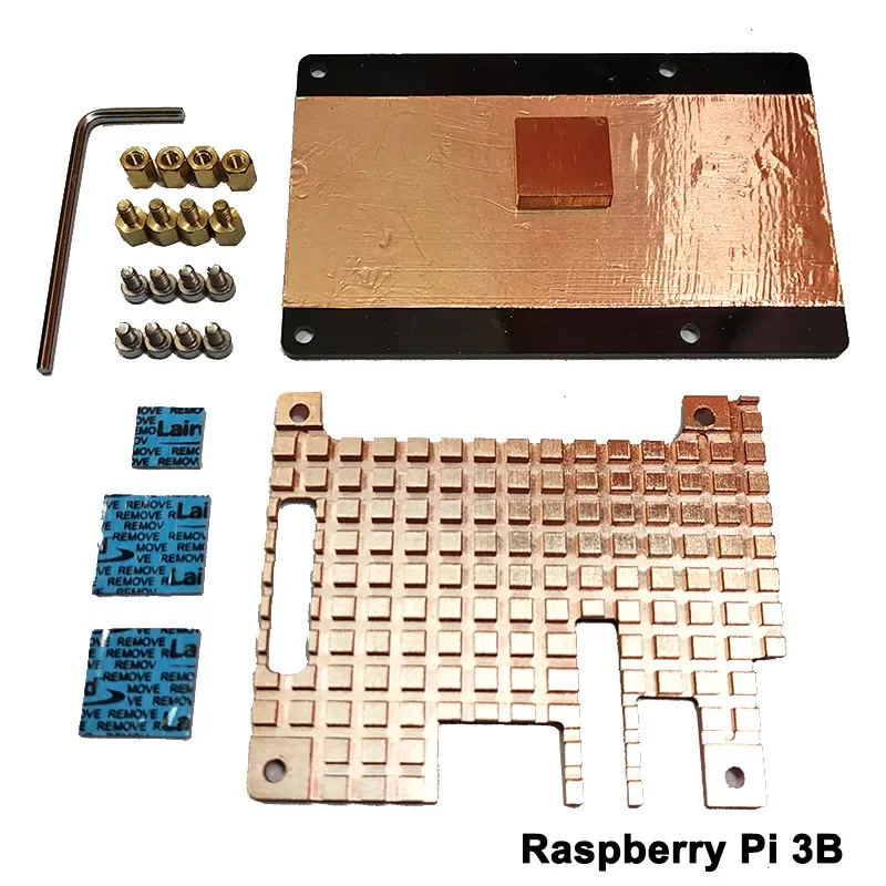 Защитный чехол для Raspberry Pi 3, медный корпус с пассивным охлаждением, металлический корпус для Raspberry Pi 3/3B +
Защитный чехол для Raspberry Pi 3, медный корпус с пассивным охлаждением, металлический корпус для Raspberry Pi 3/3B +