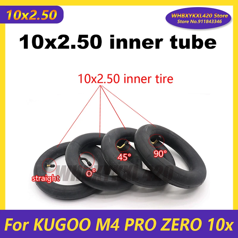 Шина для электрического скутера KUGOO M4 PRO Zero 10x 10 дюймов внутренняя трубка 10x2 5 255x80