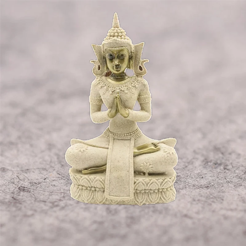 Fortune Thailand Buddha Ornaments Office Home Decoration Sandstone Meditation Sitting Buddha Figurines Gift
Fortune Thailand Buddha Ornaments Office Home Decoration Sandstone Meditation Sitting Buddha Figurines Gift