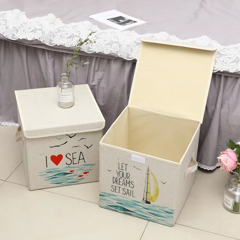 Household Foldable Storage Box Cotton and Linen Belt Cover Clothes Pants Children's Toy Storage Study Bedroom Wardrobe Placement
Household Foldable Storage Box Cotton and Linen Belt Cover Clothes Pants Children's Toy Storage Study Bedroom Wardrobe Placement
