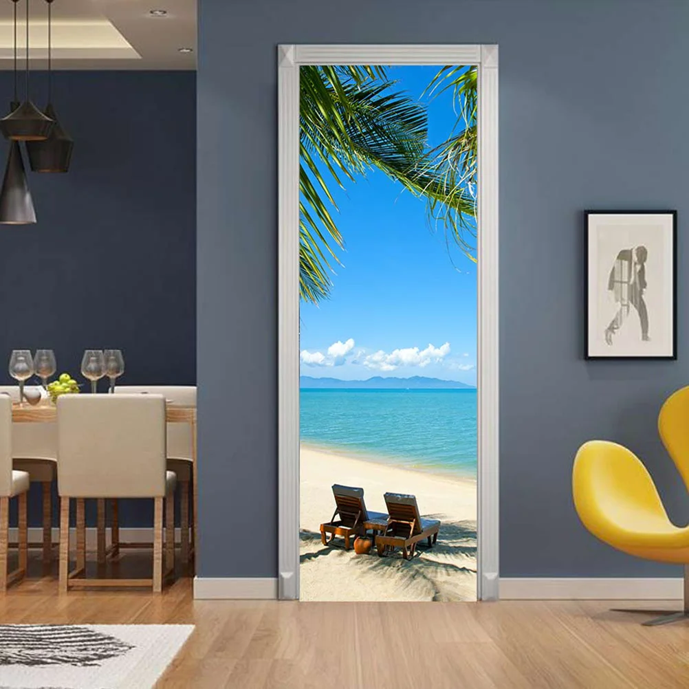 2pcs Waterproof Creative Paper Decorations Removable Door Decals Door Stickers 3D Door Wallpaper Mural for Bar
2pcs Waterproof Creative Paper Decorations Removable Door Decals Door Stickers 3D Door Wallpaper Mural for Bar
