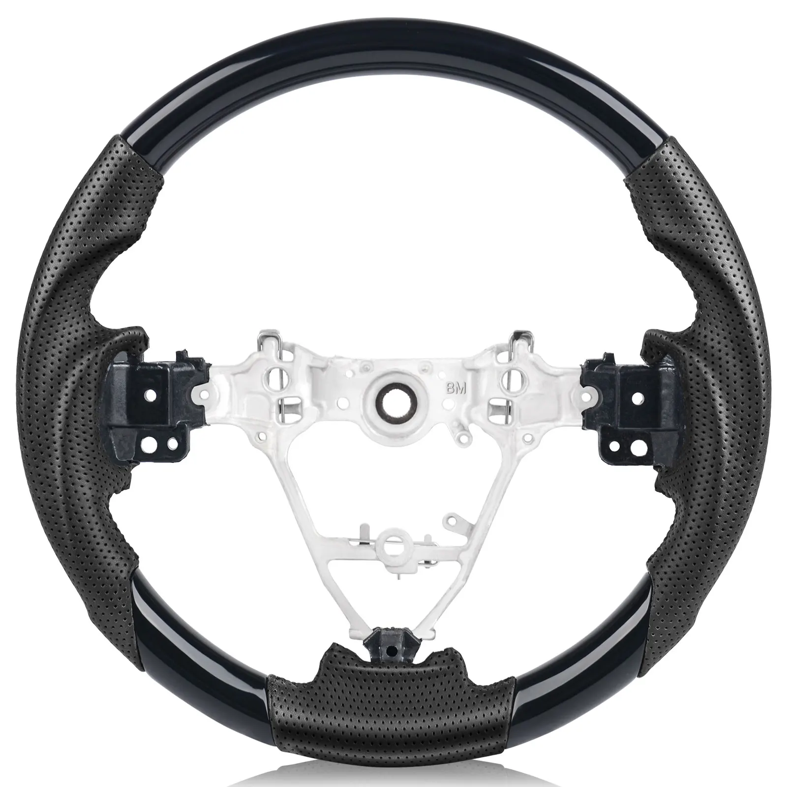 Перфорированный кожаный черный руль фортепиано для TOYOTA ISIS10Late AURIS 180 RAV4 Corolla Axio/Fielder 160 Scion iM 2013-2018
Перфорированный кожаный черный руль фортепиано для TOYOTA ISIS10Late AURIS 180 RAV4 Corolla Axio/Fielder 160 Scion iM 2013-2018