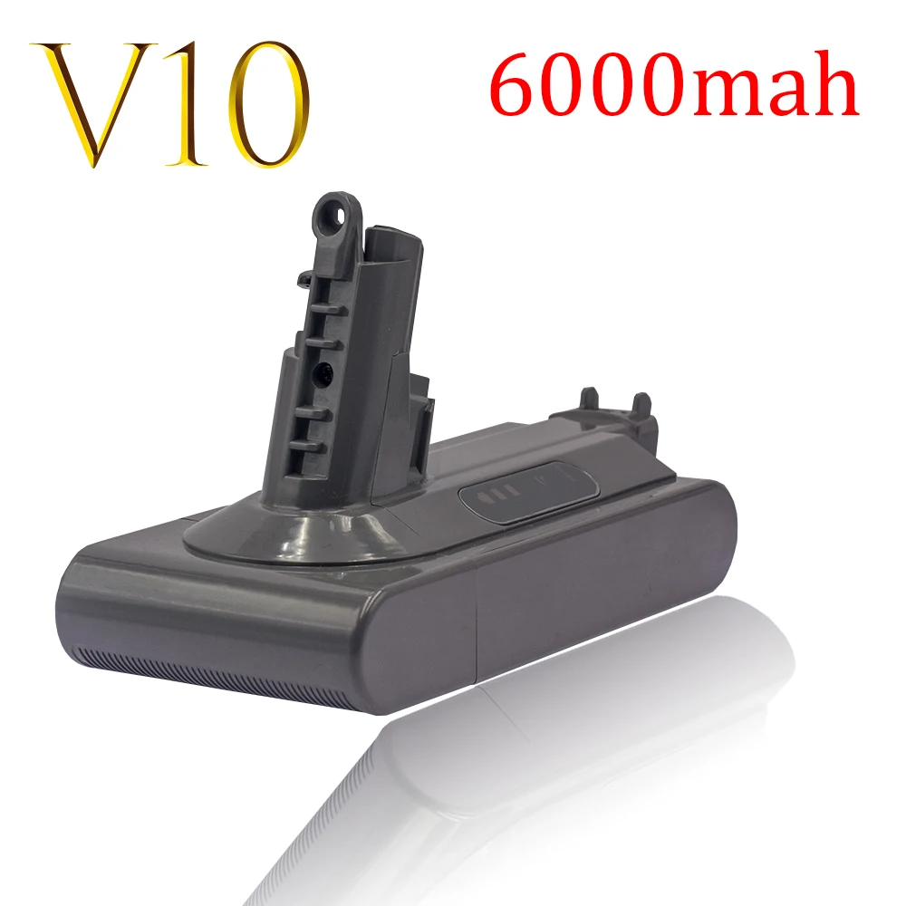 6000mAh 21.6V Li-ion Replacement Battery for Dyson V10 DC58 DC59 DC61 DC62 SV09 SV07 SV06 SV04 SV03 Vacuum Cleaner Battery
6000mAh 21.6V Li-ion Replacement Battery for Dyson V10 DC58 DC59 DC61 DC62 SV09 SV07 SV06 SV04 SV03 Vacuum Cleaner Battery