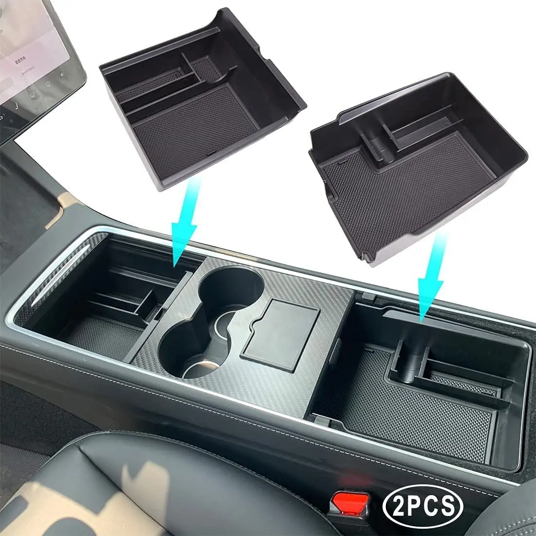 Center Console Organizer for Tesla Model 3 Model Y 2021 Accessories Tray Armrest Hidden Cubby Drawer Storage Box ABS Material
Center Console Organizer for Tesla Model 3 Model Y 2021 Accessories Tray Armrest Hidden Cubby Drawer Storage Box ABS Material