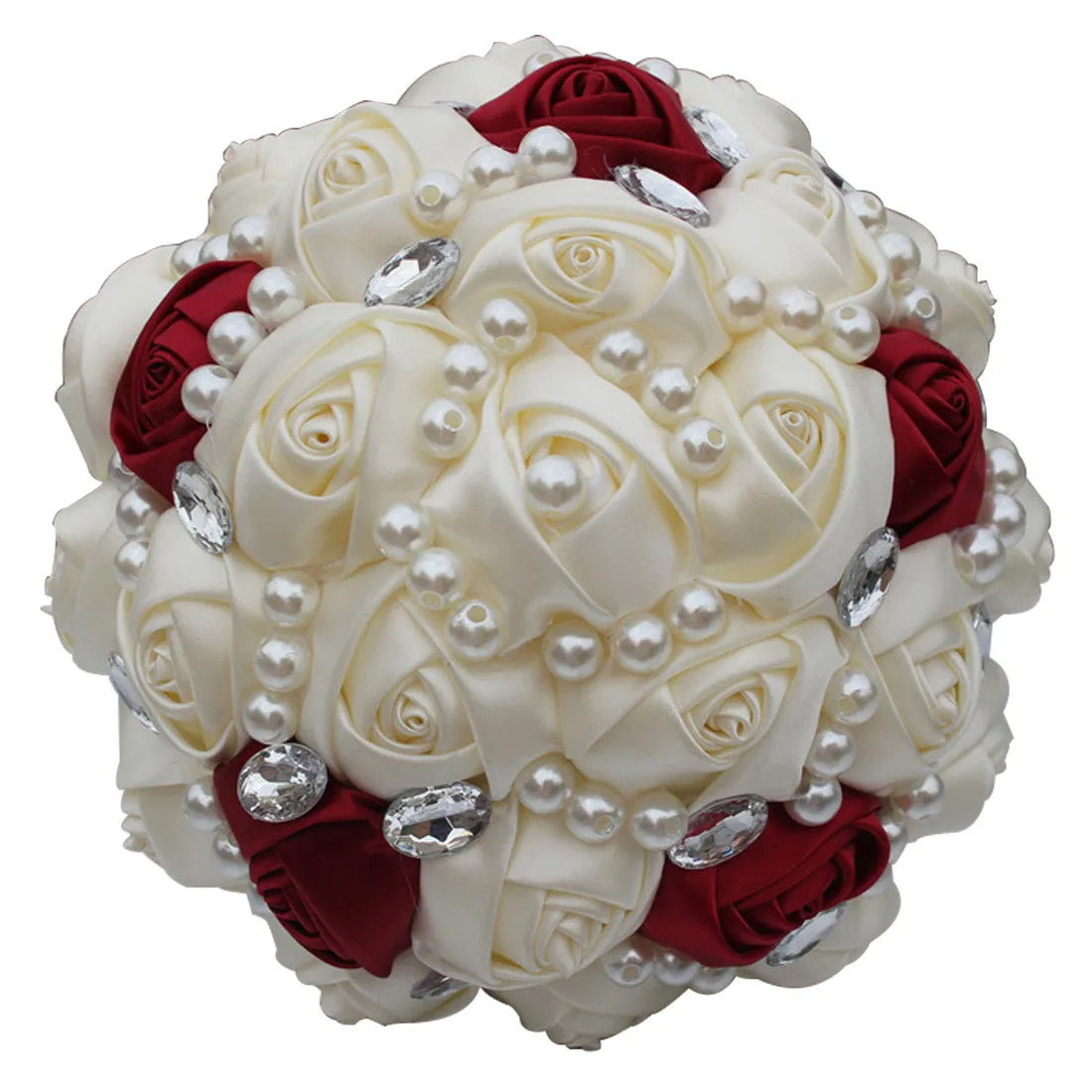 RTS New Silk Rose Ribbon Bridal Pearl Hand-held Flower Wedding Festival Decoration Handmade Artificial Flower Bouquet For Brides
RTS New Silk Rose Ribbon Bridal Pearl Hand-held Flower Wedding Festival Decoration Handmade Artificial Flower Bouquet For Brides