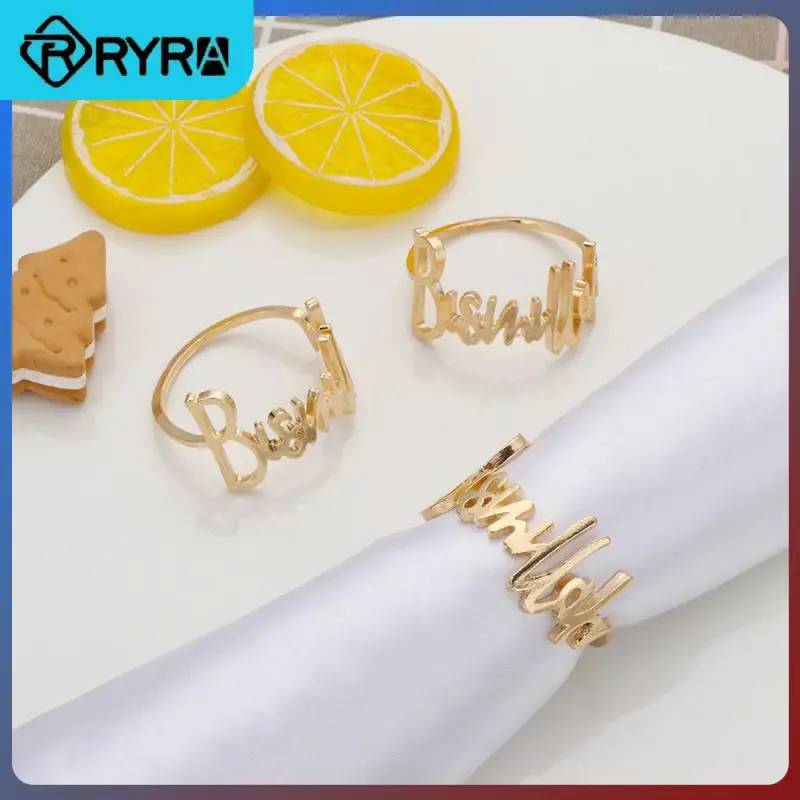 Letter Napkin Buckles Wedding Newest Napkin Holder Wedding Favors Hotel Napkin Ring Decoration Dinner Table Decor Accessories
Letter Napkin Buckles Wedding Newest Napkin Holder Wedding Favors Hotel Napkin Ring Decoration Dinner Table Decor Accessories