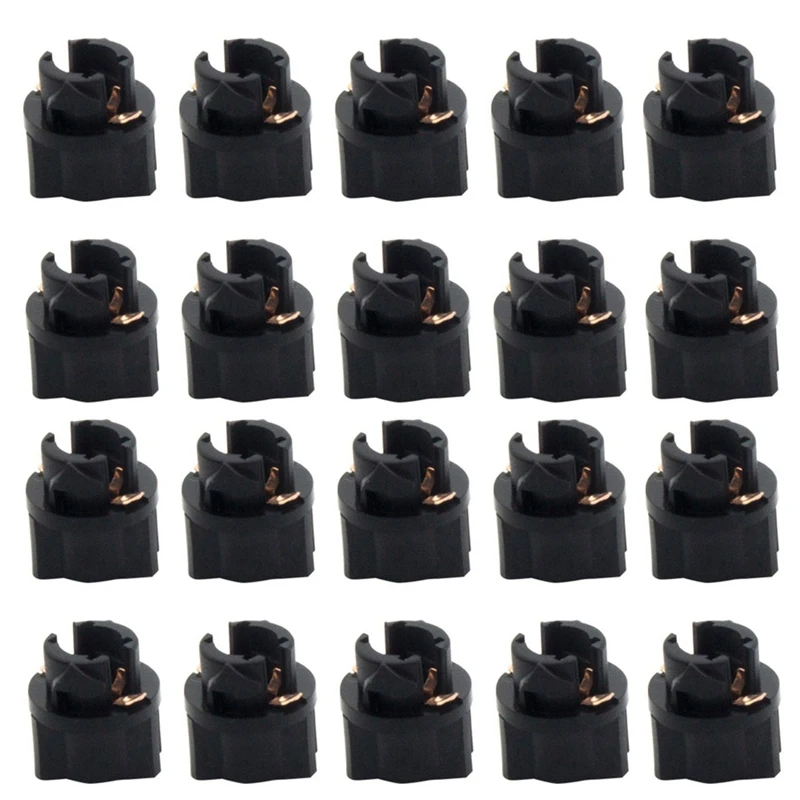 20Pc T5 Twist Lock Socket Wedge 3/8Inch Auto Dashboard Instrument Panel Cluster Plug For Dash Lights 37 74 73 Bulbs Base
20Pc T5 Twist Lock Socket Wedge 3/8Inch Auto Dashboard Instrument Panel Cluster Plug For Dash Lights 37 74 73 Bulbs Base