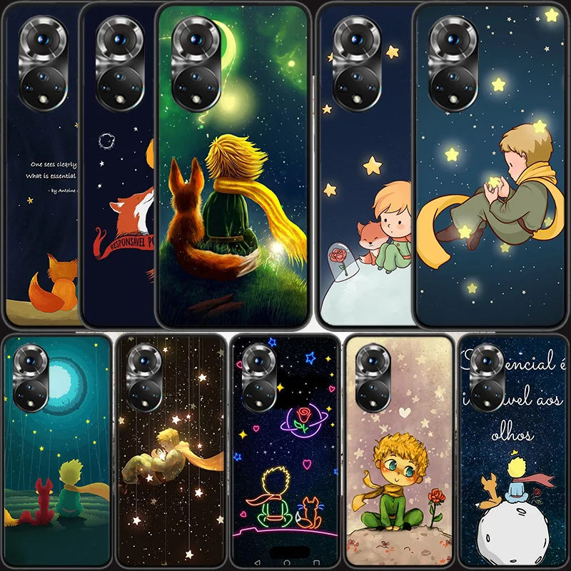 

Little Prince Watercolor Art Phone Case For Honor 50 20 Pro 1020i 10 9 Lite 9X 8A 8S 8X 7S Huawei P SmartZ 2021 Y5 Y6 Y7 Y9 Cove